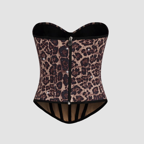 Aeliana Animal Print Multi Way Corset