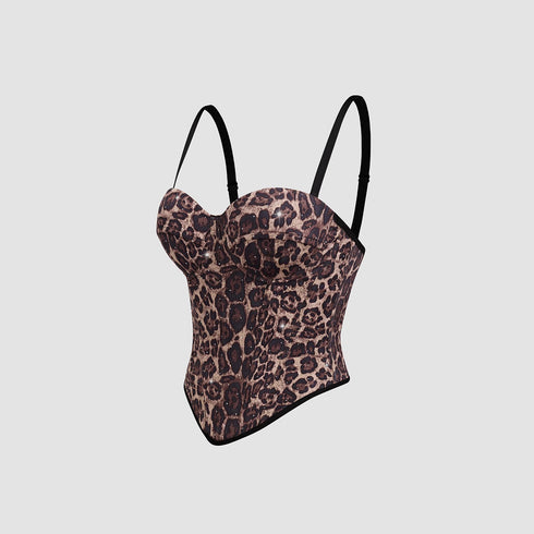 Aeliana Animal Print Multi Way Corset