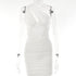 Tiana Cut Out Mesh Ruched Dress