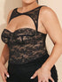 Evelina Lace Cutout Corset