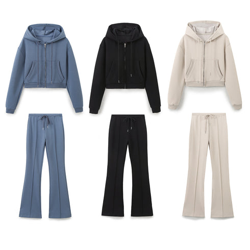 Noven Zip-Up Tracksuit Set
