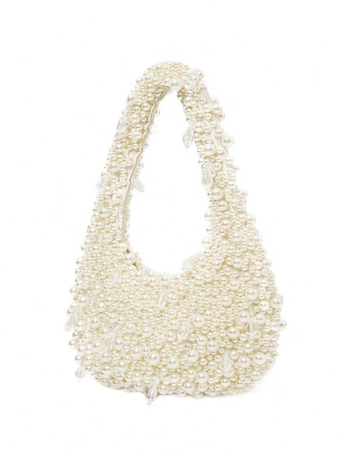 Cassane Pearl Crescent Bag