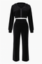 Ivanna Velour Straight Leg Tracksuit
