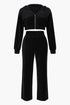 Ivanna Velour Straight Leg Tracksuit