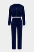 Ivanna Velour Straight Leg Tracksuit