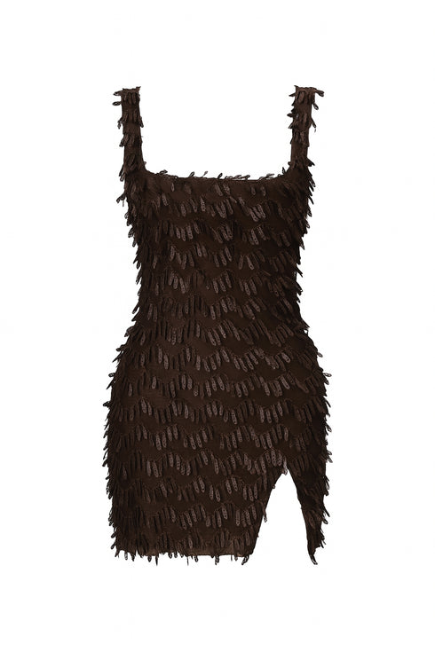 Meliora Sequin Side Split Mini Dress