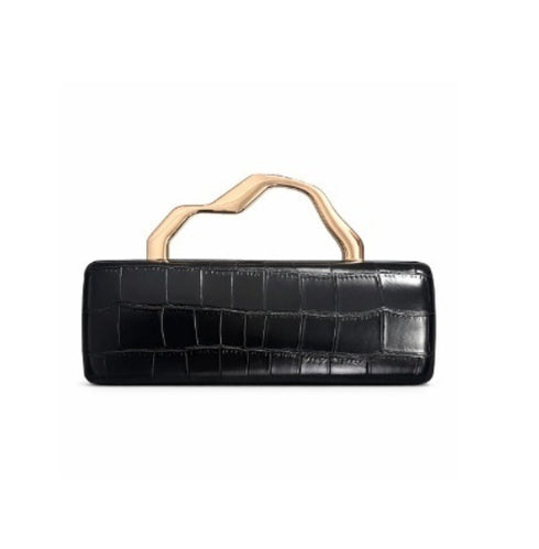 Eloura Croc-Effect Top Handle Bag
