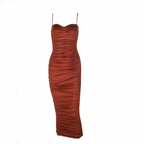 Charlie Rouched Midi Dress