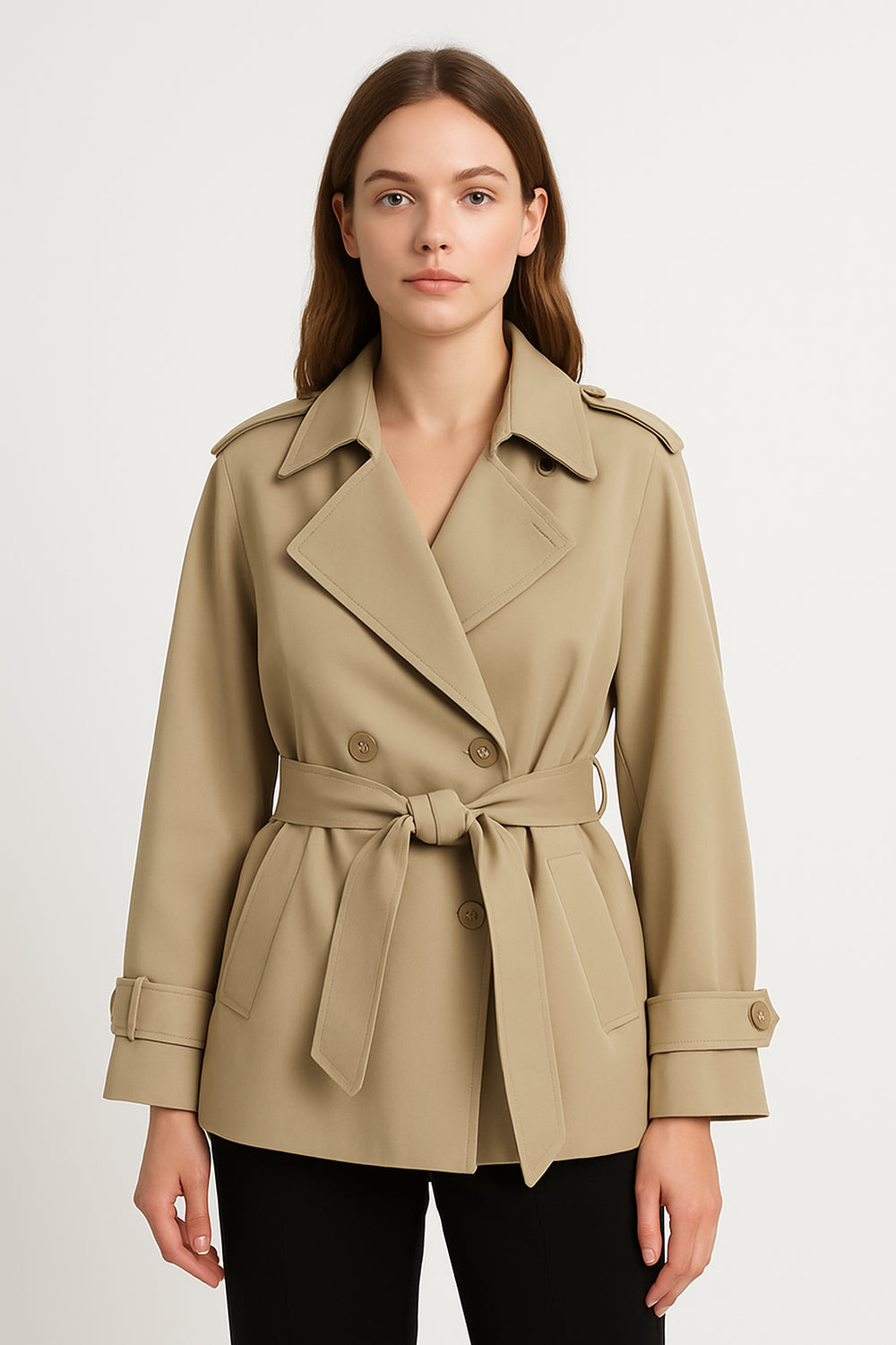 Carina Short Trench Jacket