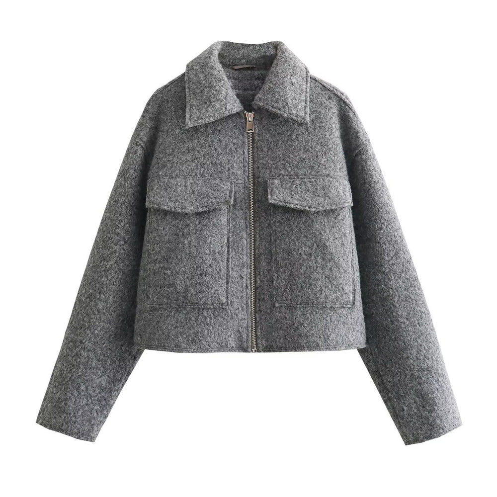 Soraya Textured Pocket Detail Jacket