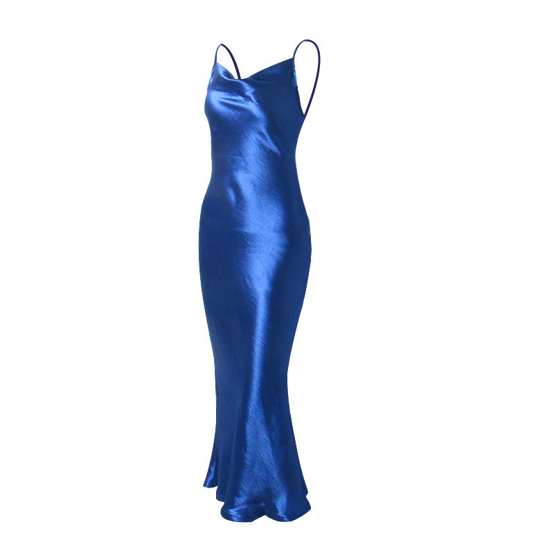  Shop our Aurora Satin Fish Tail Maxi Dress