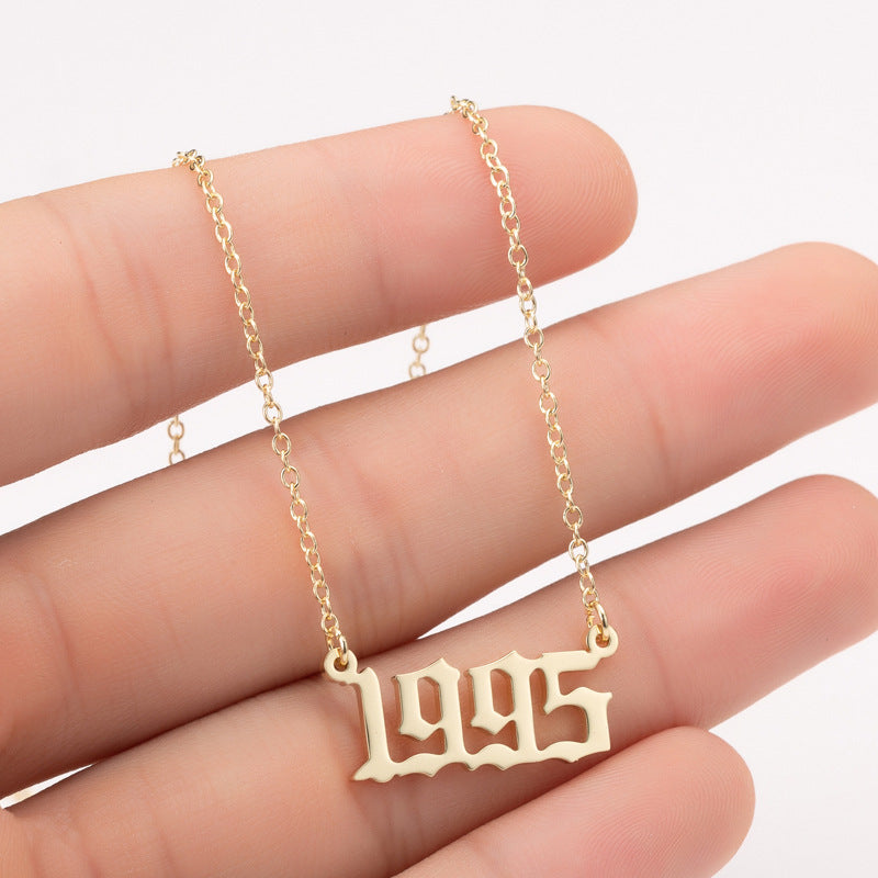 90's Baby Chain Gold Necklace