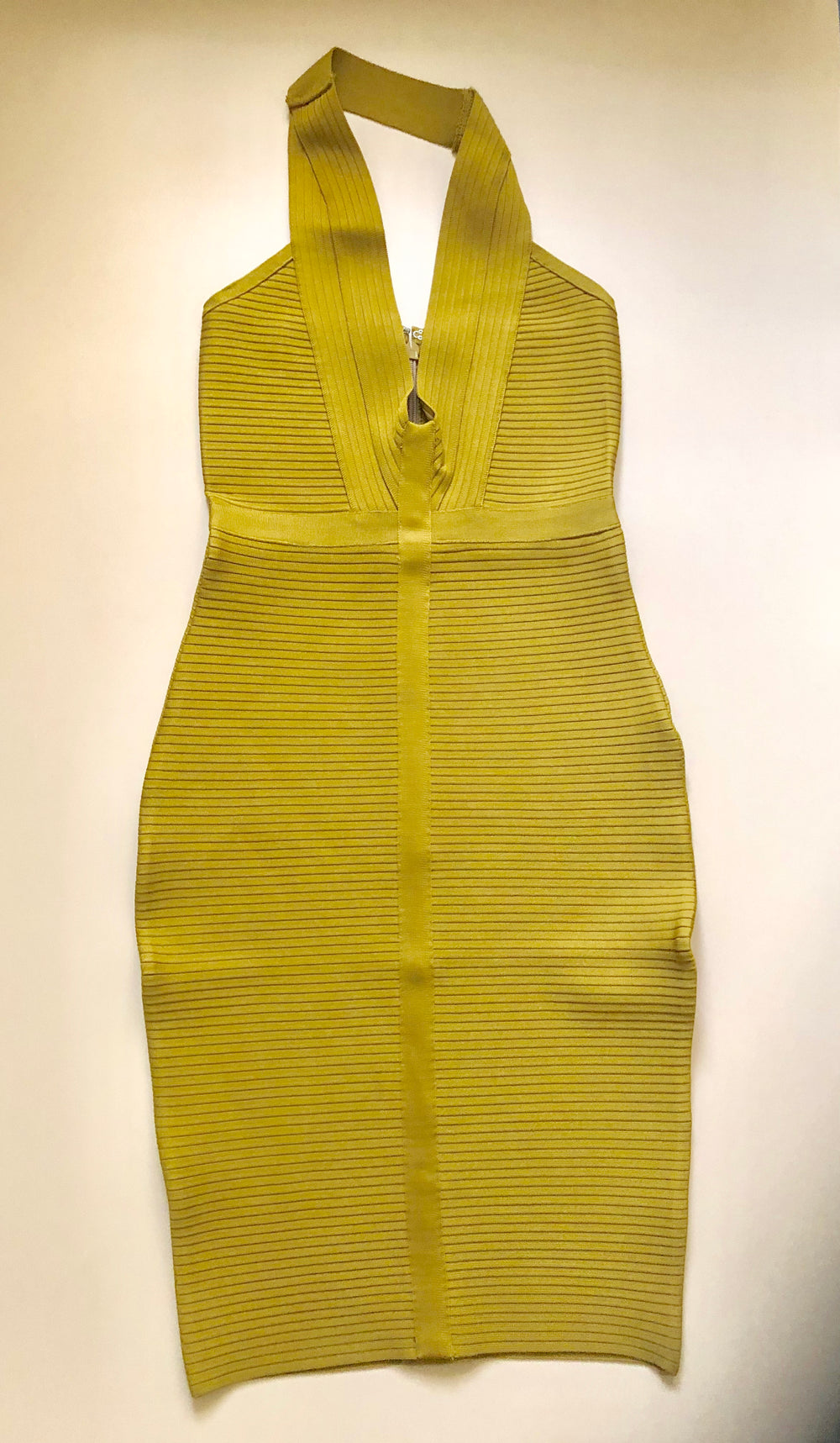 Olivia Halter-neck Bandage Midi Dress